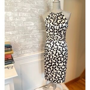 MAGGY LONDON POLKA DOT HALTER DRESSl Women’s Size 6 Dress l 0981